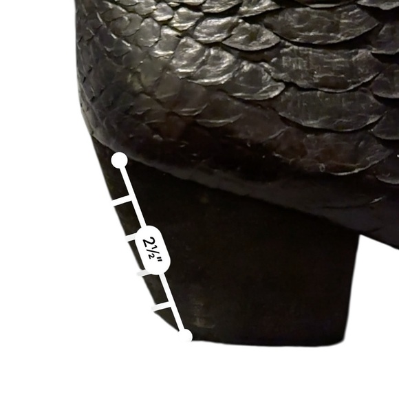 Matisse Caty Snake Pointed Toe Zippered Booties Womens Black 9.5(NO ZIPPER PULL) - Picture 12 of 12